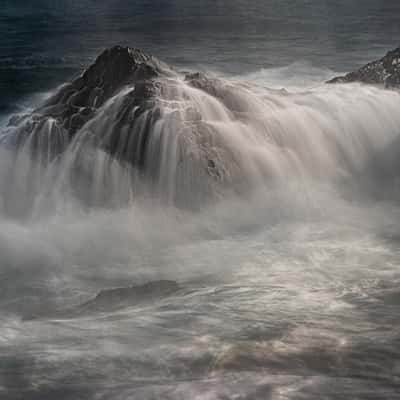 volcanic beach rocks, Italy