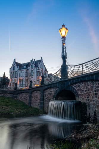 Waterfall in the old part of Arnhem