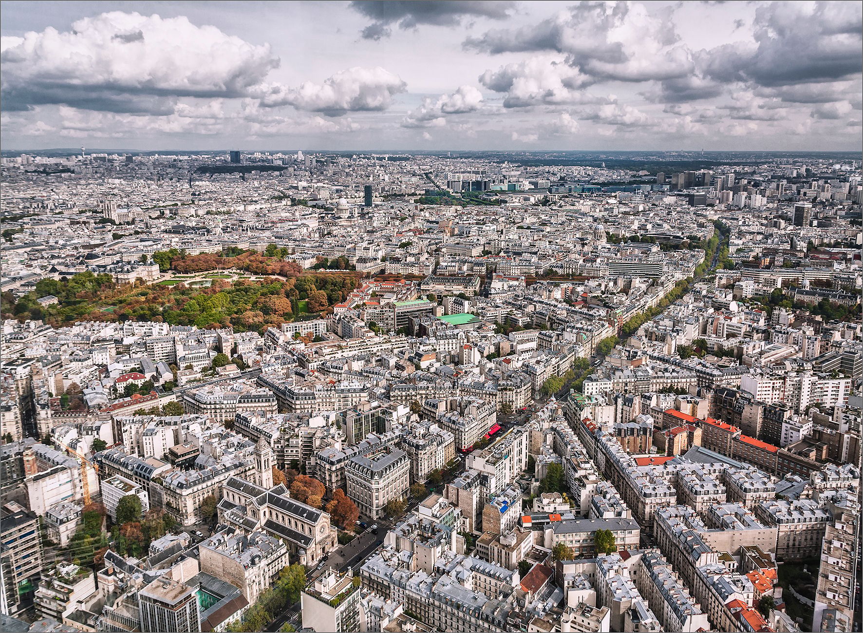56th floor of Tour Montparnasse (indoors 1 floor below), Paris, France