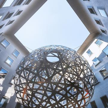 8-Ton Spiral Ball by Olafur Eliasson, Munich, Germany