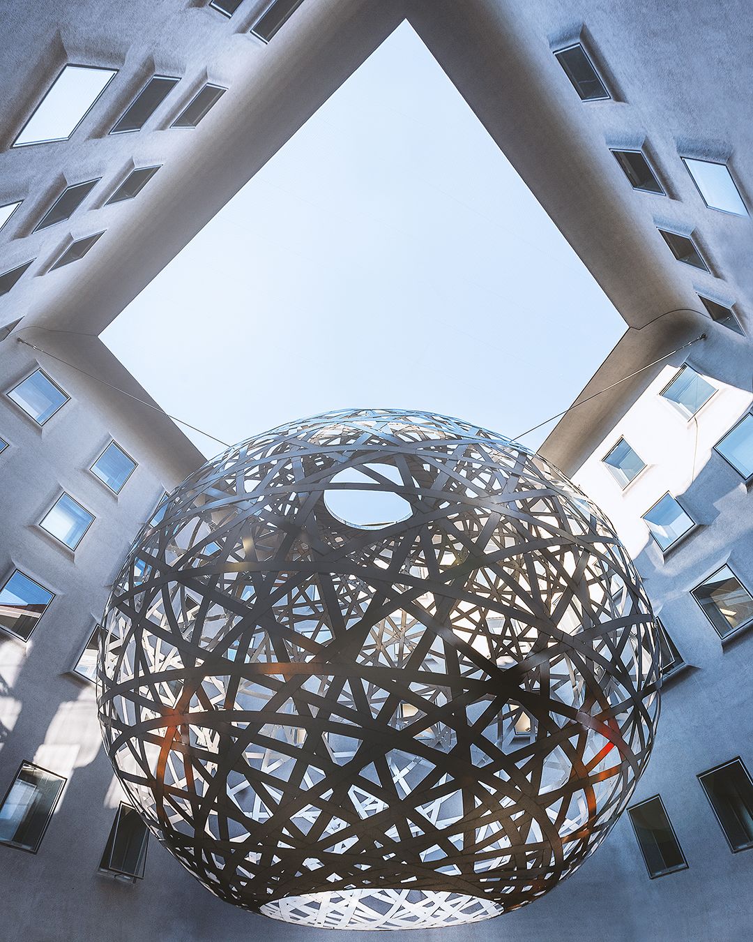 8-Ton Spiral Ball by Olafur Eliasson, Munich, Germany