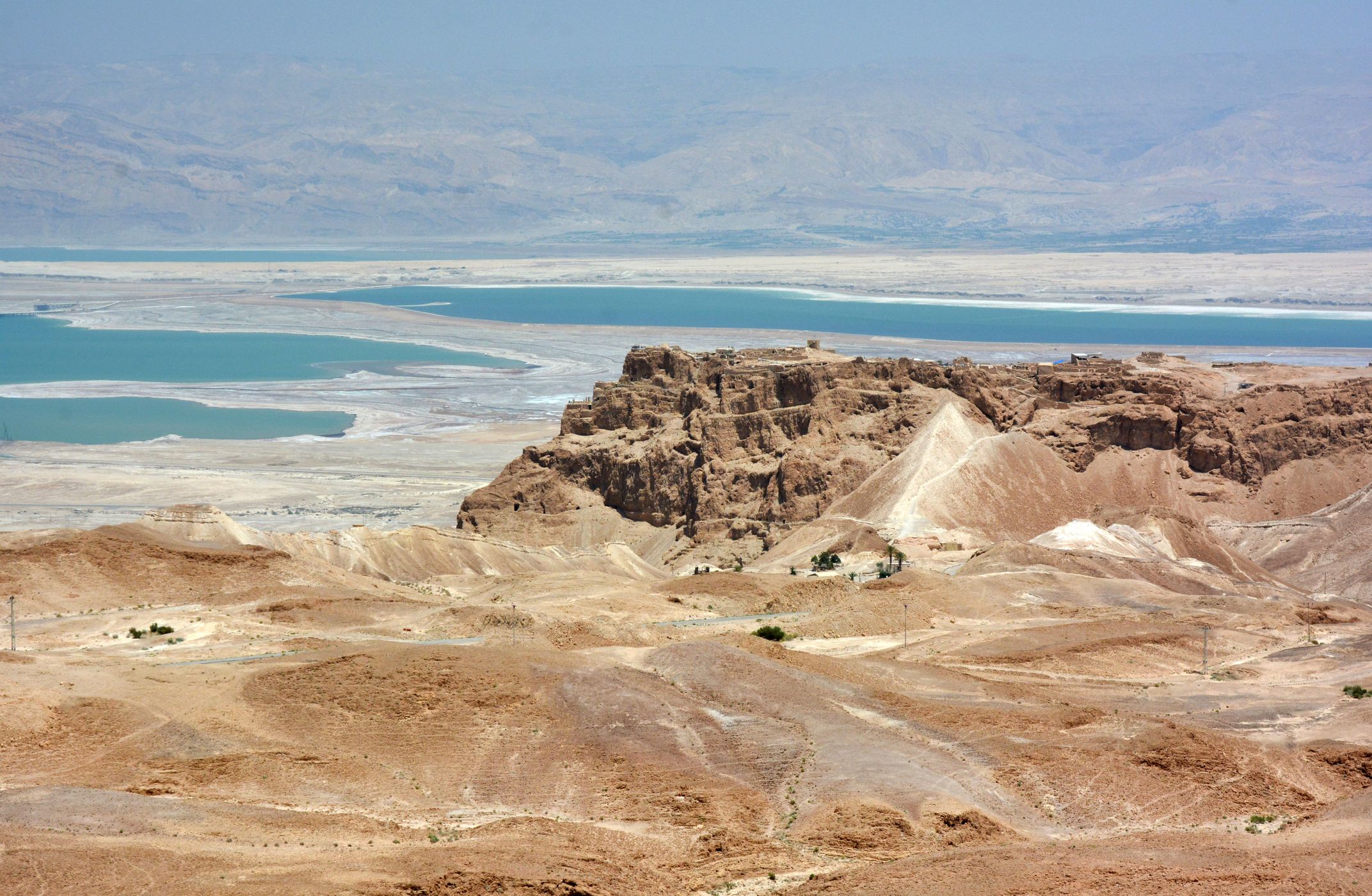Approaching Masada & Dead Sea, Israel