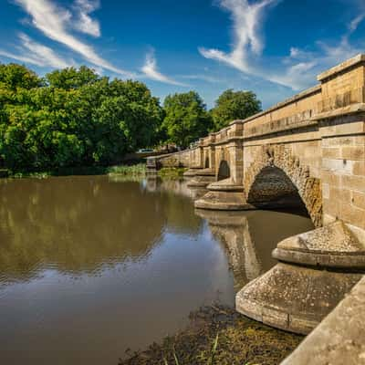 Arches on the Historic Bridge, Ross, Tasmania, Australia