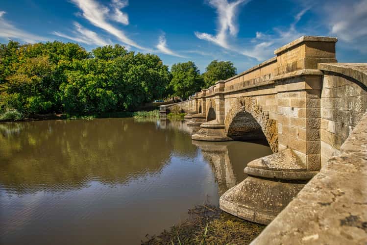 Arches on the Historic Bridge, Ross, Tasmania
