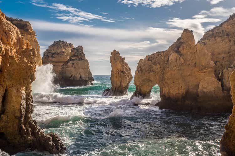 At Cape Bizar, Ponta da Piedade, Algarve