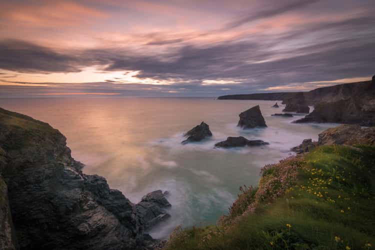 Bedruthan Steps Beach , Cornwall