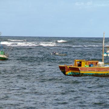 Boats at Praia do Frte, Brazil