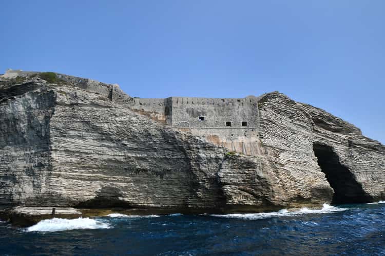 Bonifacio from Boat