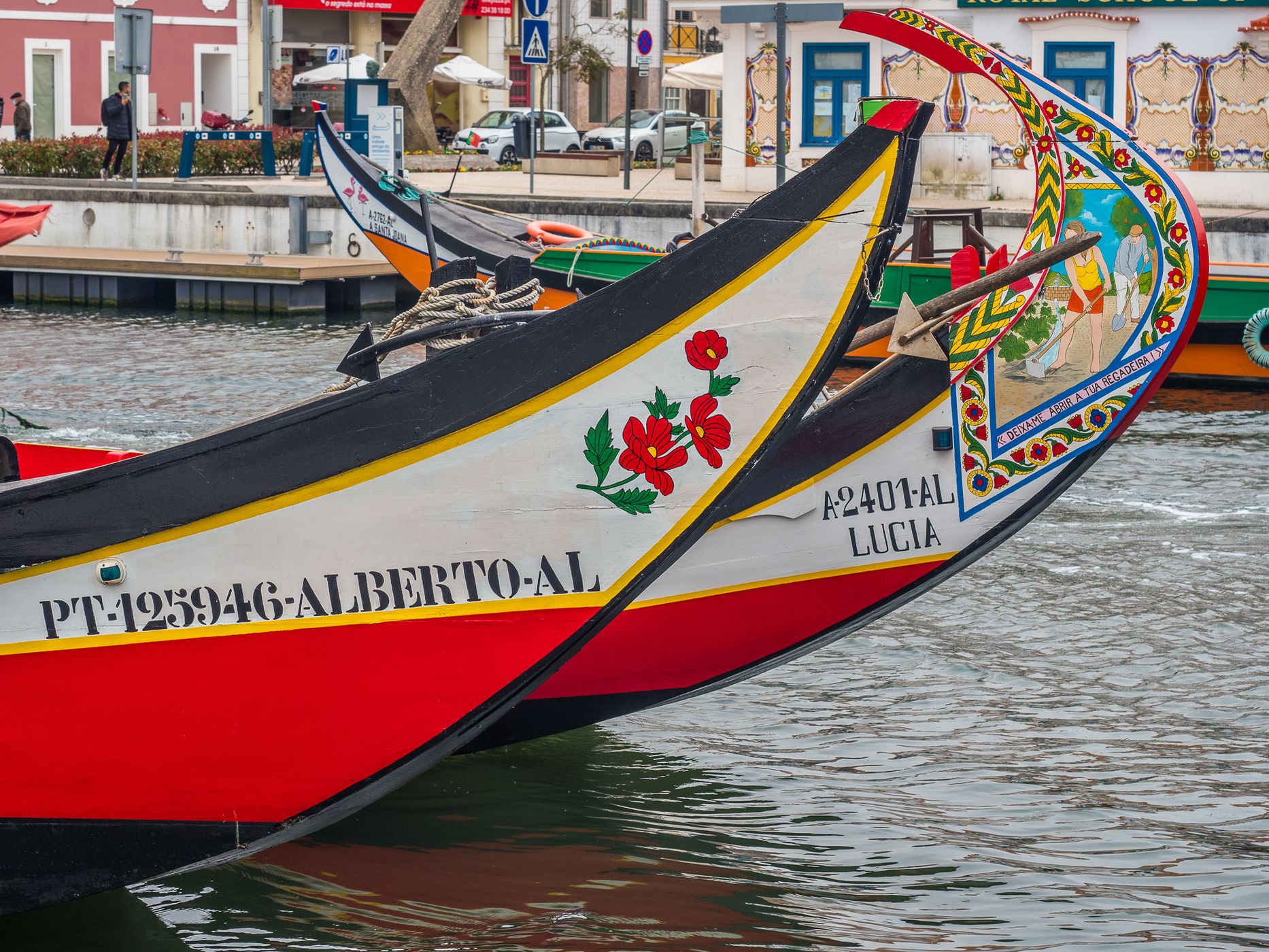 Canal central de Aveiro, Portugal