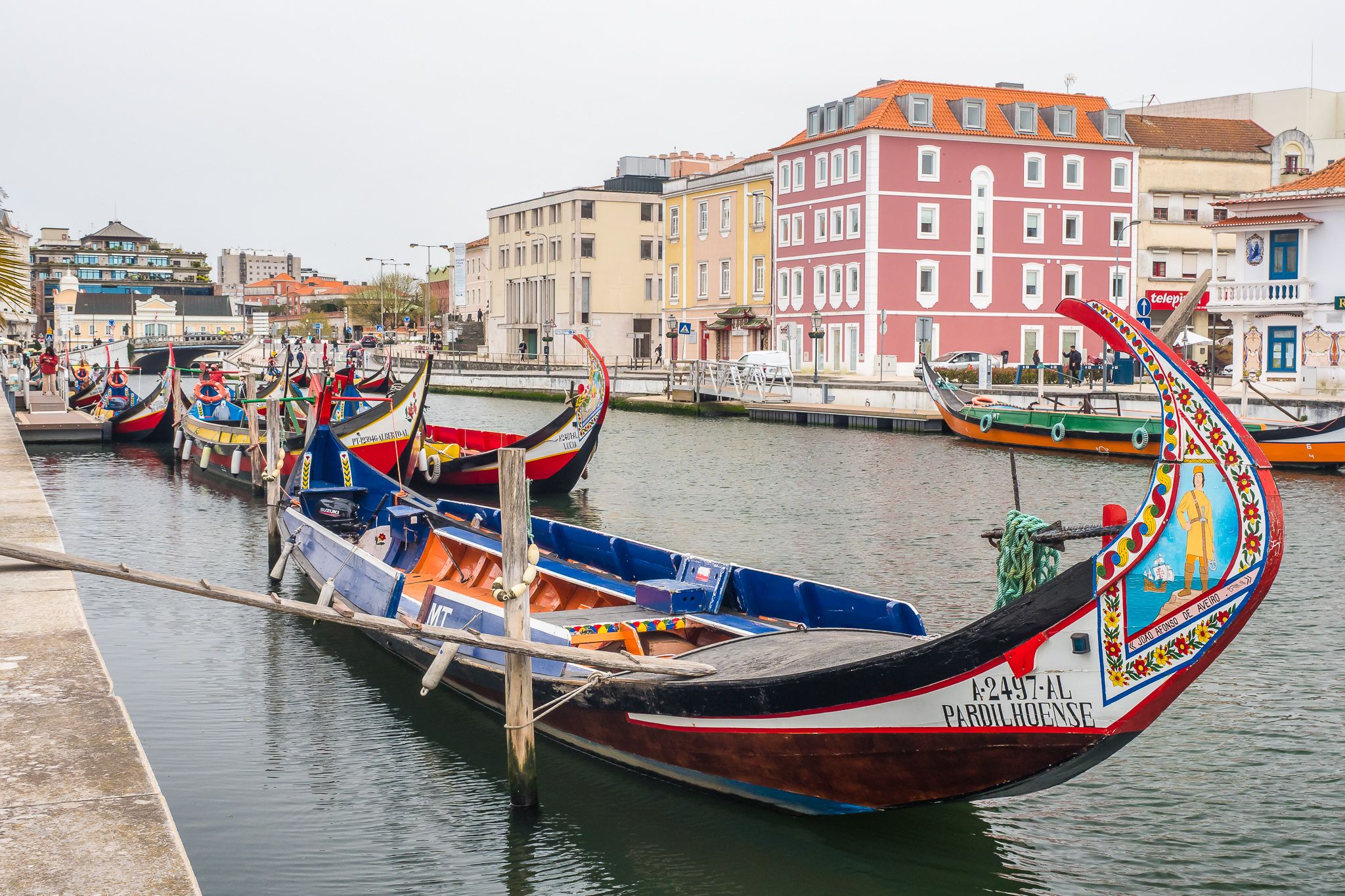 Canal central de Aveiro, Portugal