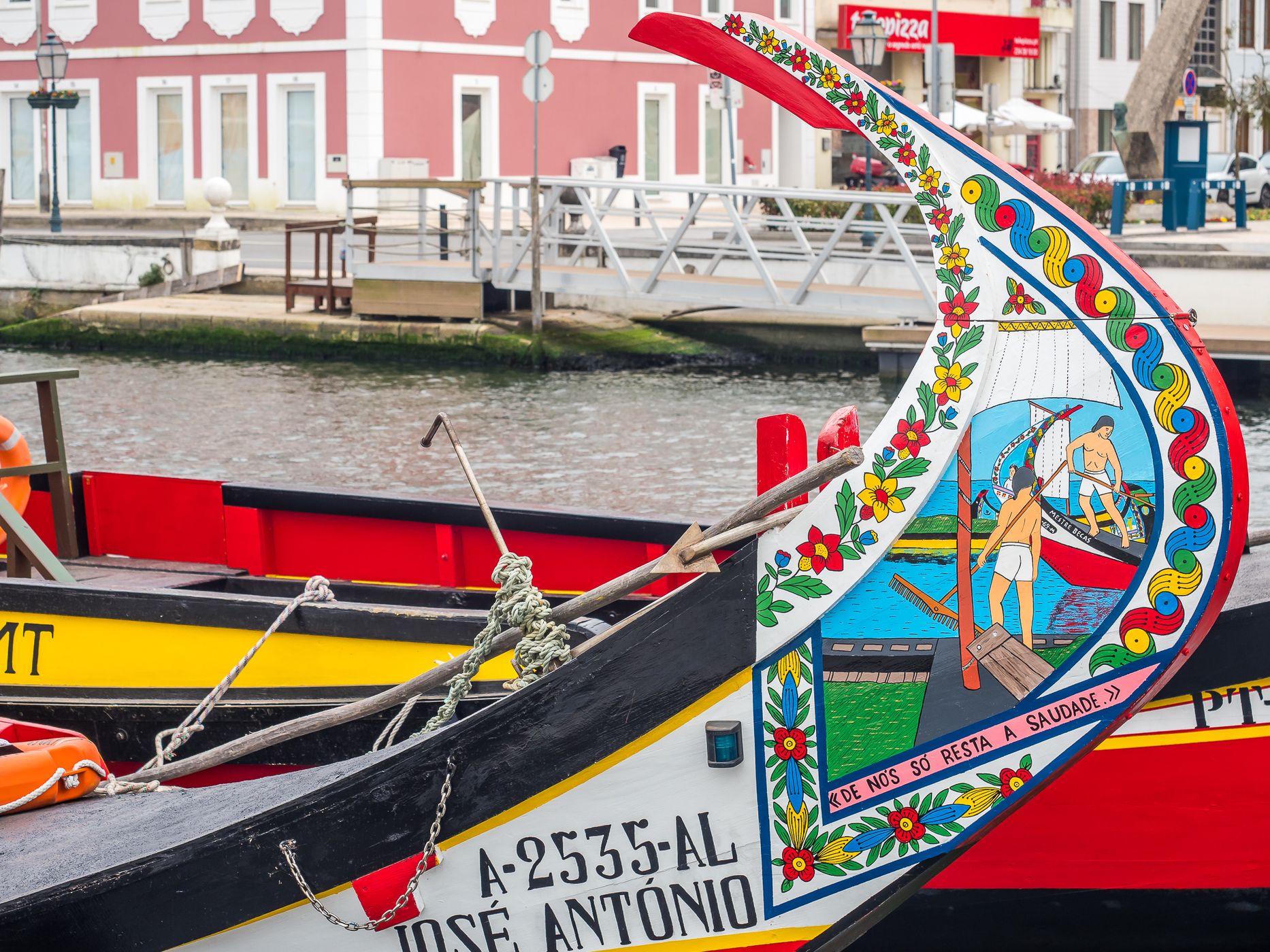 Canal central de Aveiro, Portugal