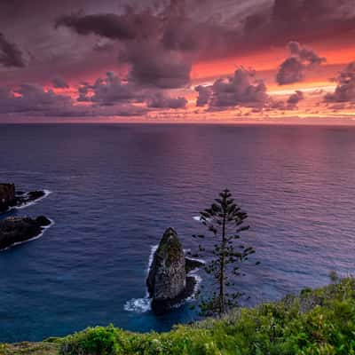 Captain Cooks Lookout Sunrise, Norfolk Island, Norfolk Island