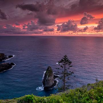 Captain Cooks Lookout Sunrise, Norfolk Island, Norfolk Island
