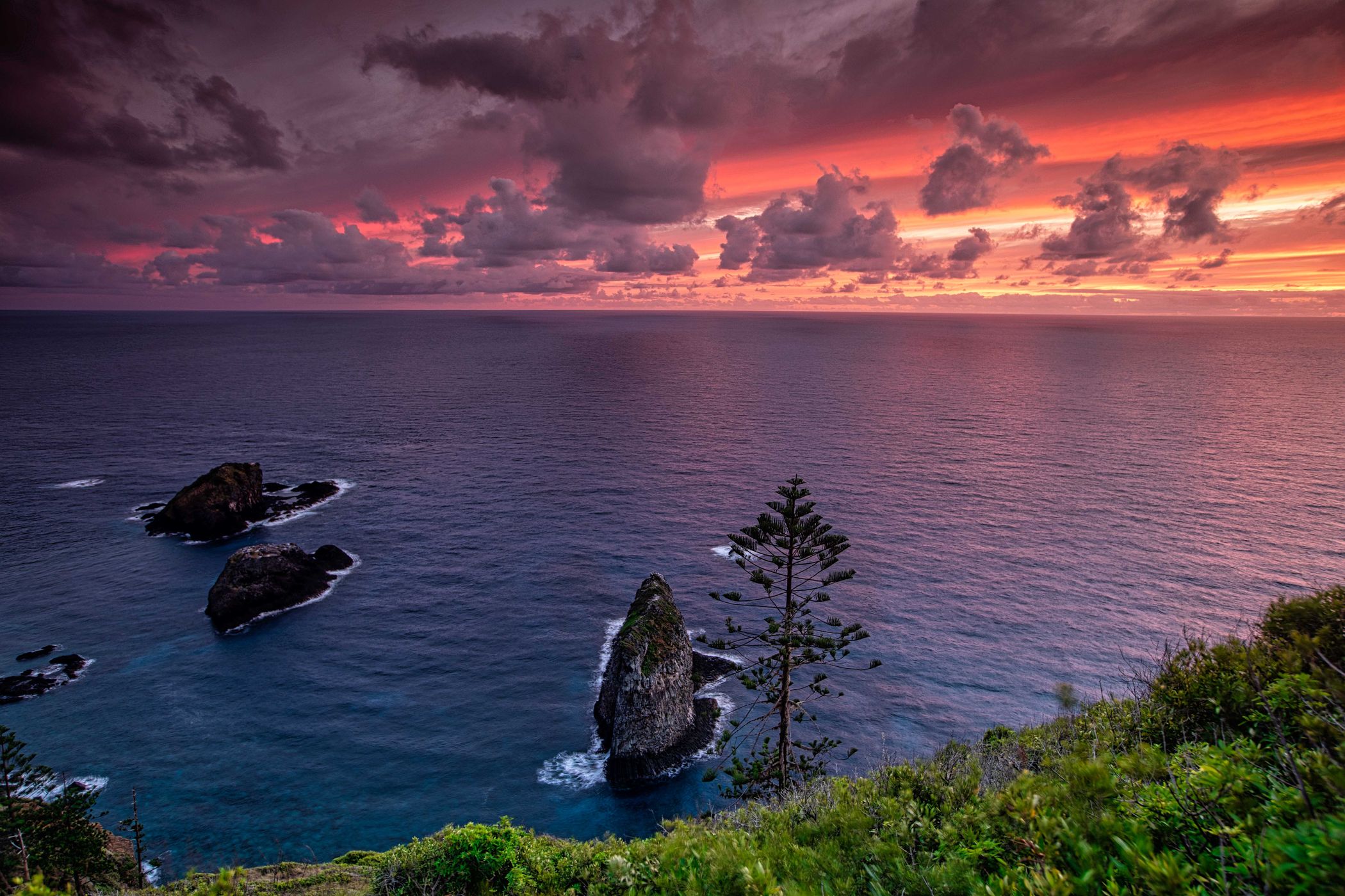 Captain Cooks Lookout Sunrise, Norfolk Island, Norfolk Island