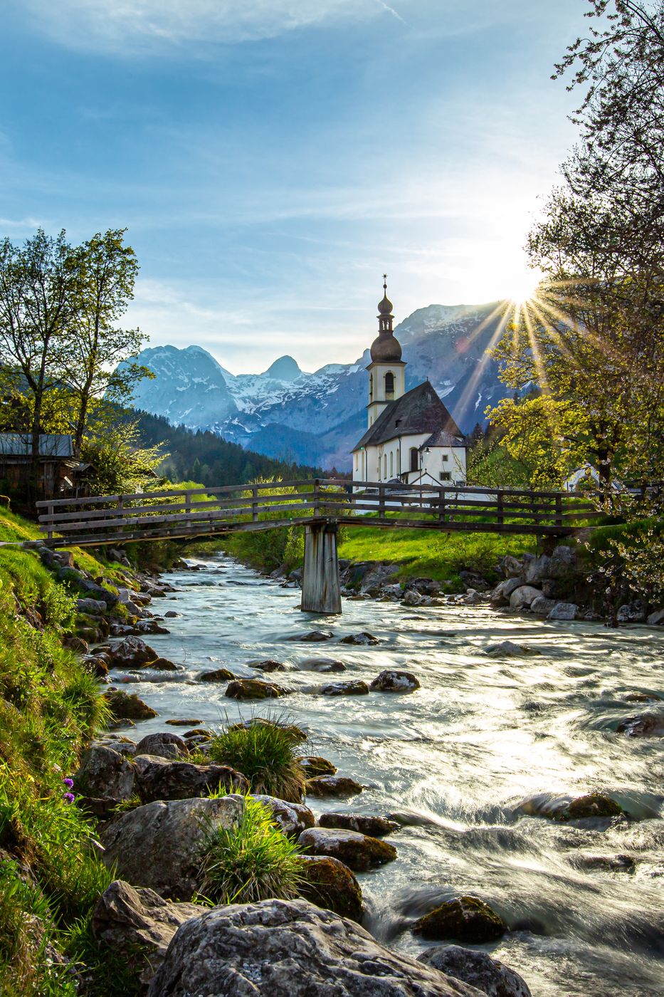 Church St. Sebastian, Ramsau, Berchtesgaden, Germany