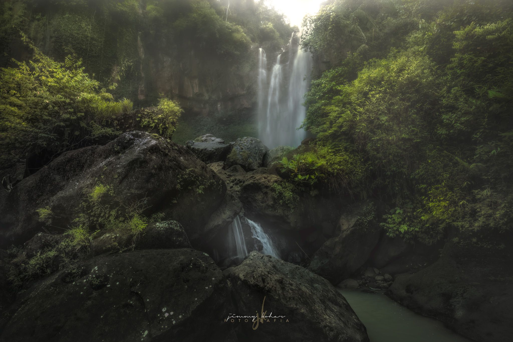 Curug Luhur Cianjur, Indonesia