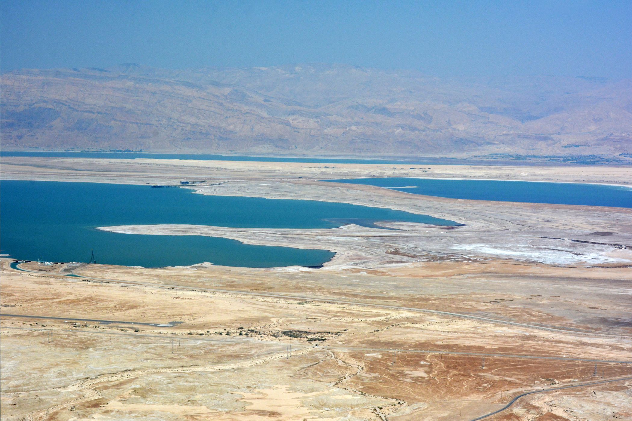 Dead Sea from Masada, Israel