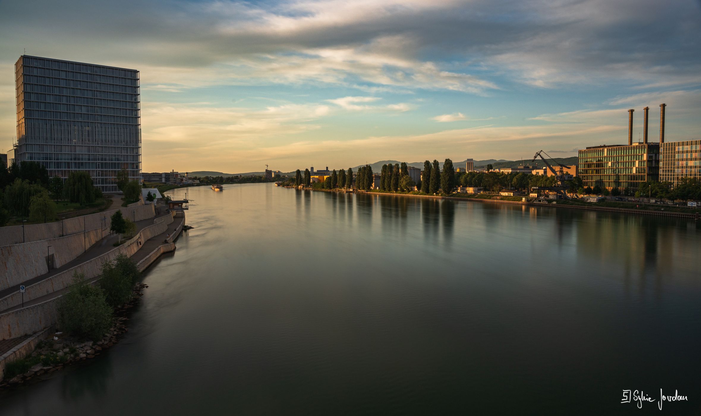 Dreirosenbrücke Basel, Switzerland