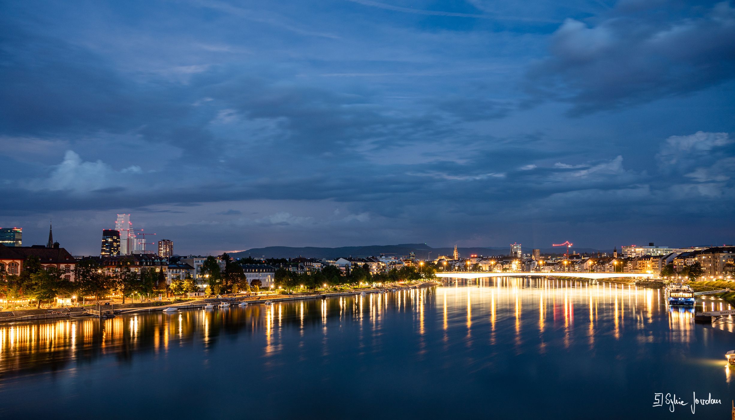 Dreirosenbrücke Basel, Switzerland