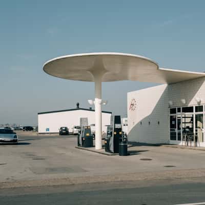 Fillingstation Skovshoved -designed by Arne Jacobsen, Denmark