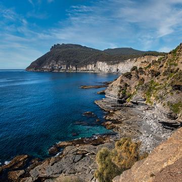 Fossil Cliffs on Maria Island, Tasmania, Australia