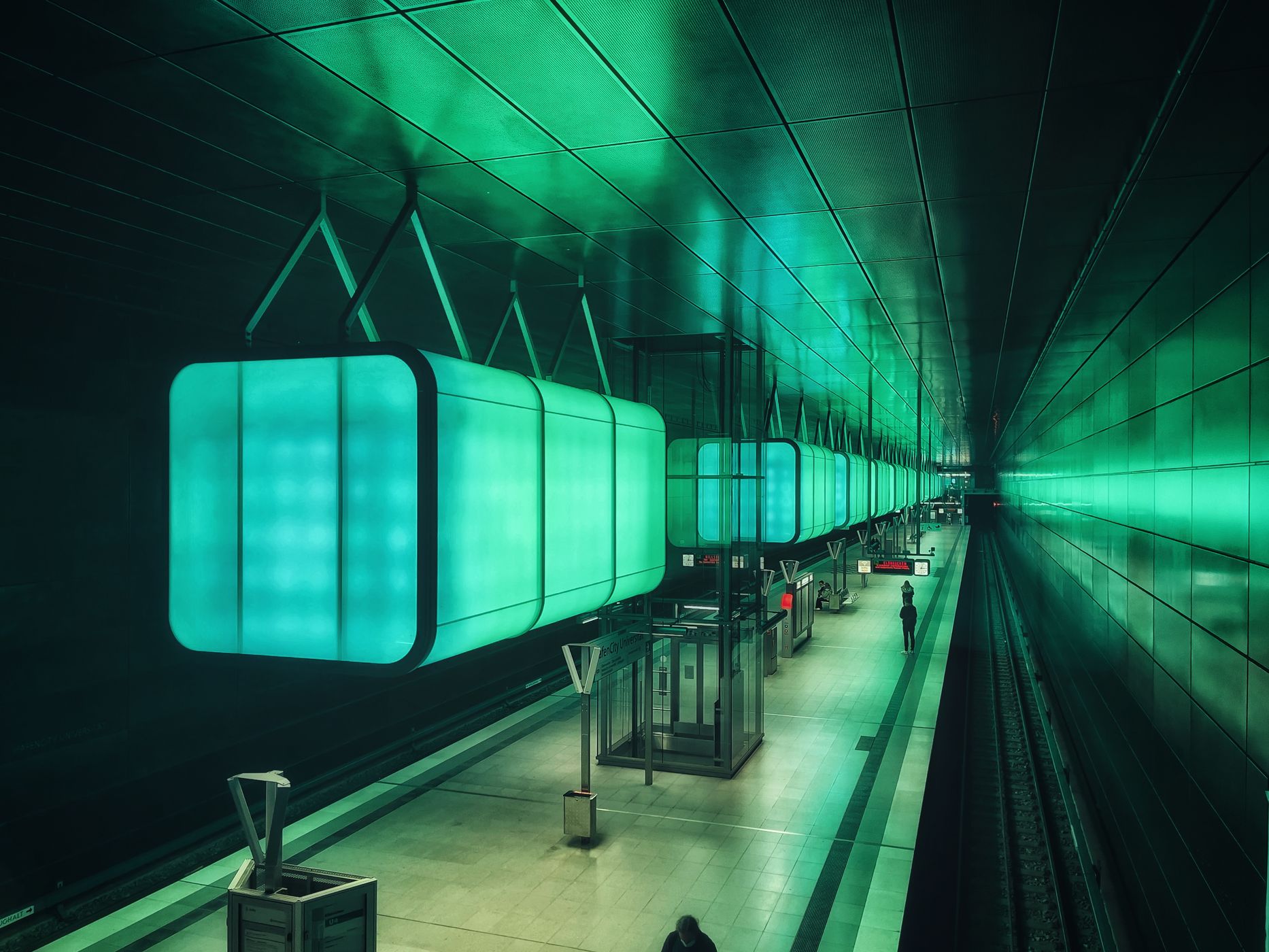 Hamburg Metro Station, Germany