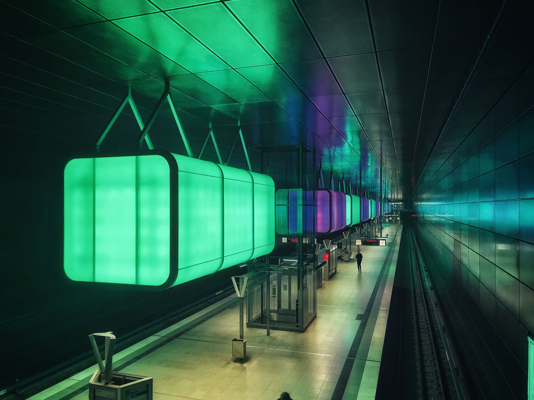 Hamburg Metro Station, Germany