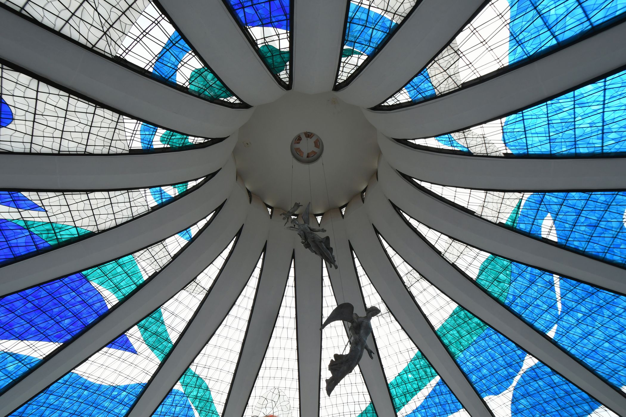 Interior of Brasilia Cathedral, Brazil
