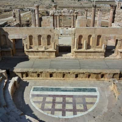 Jerash : theater Nord, Jordan