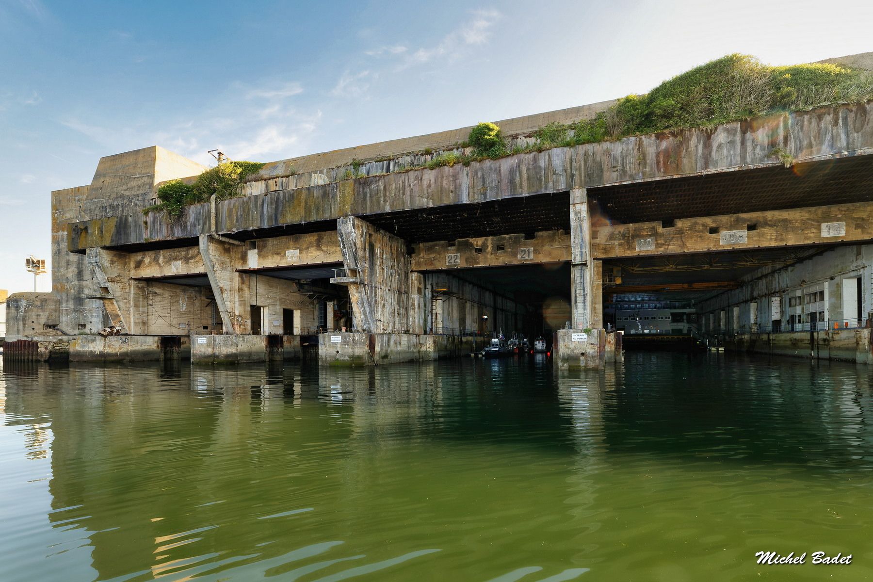 Keroman submarine base in Lorient, France