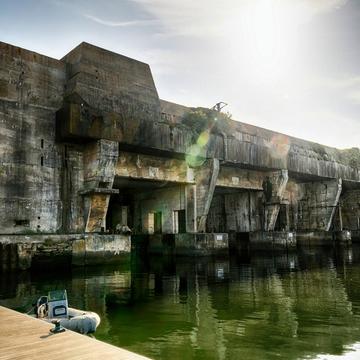 Keroman submarine base in Lorient, France