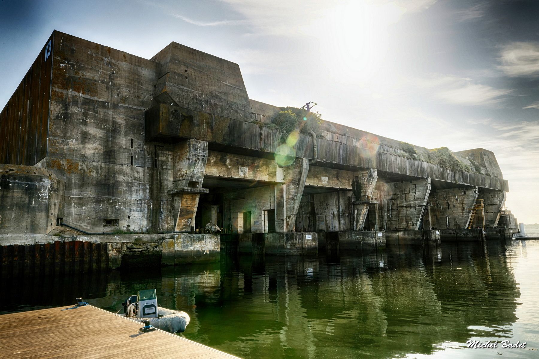Keroman submarine base in Lorient, France