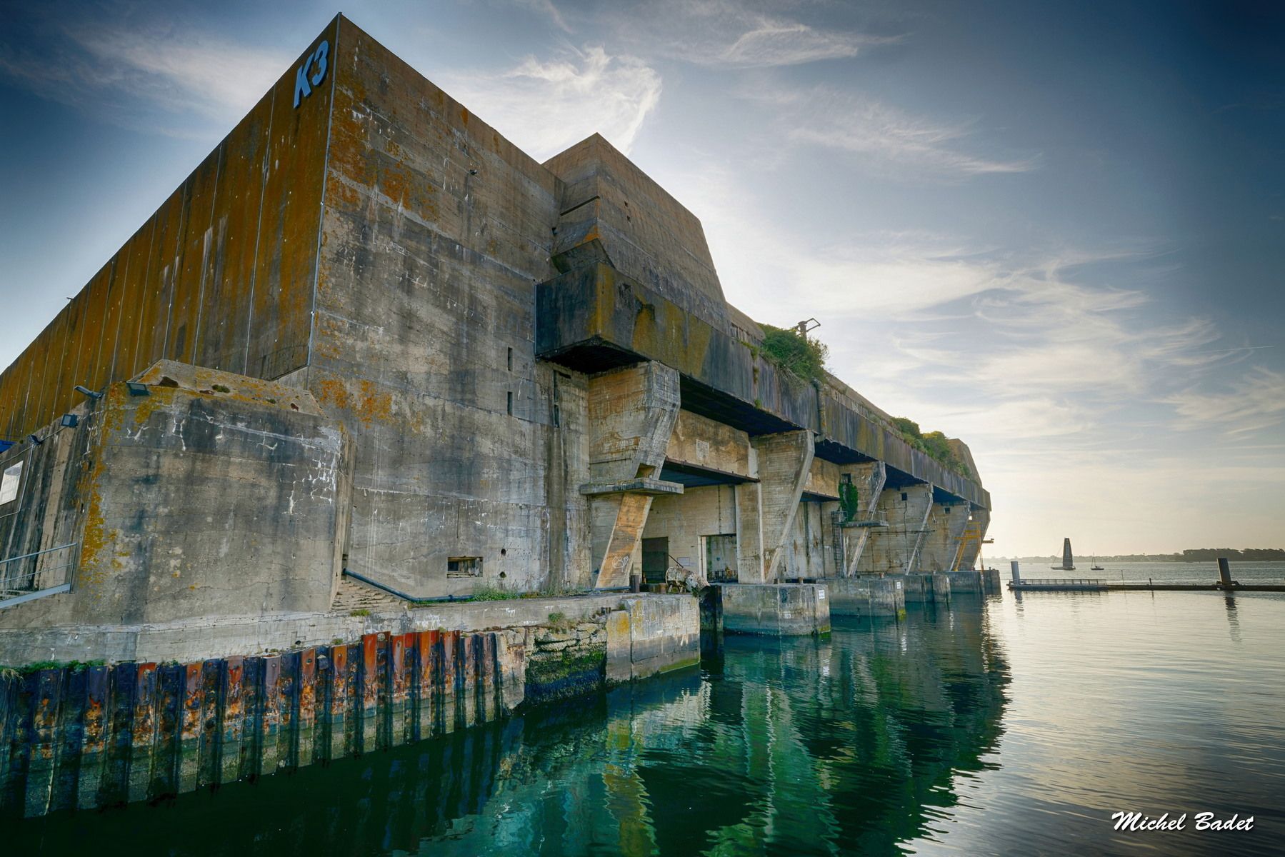 Keroman submarine base in Lorient, France