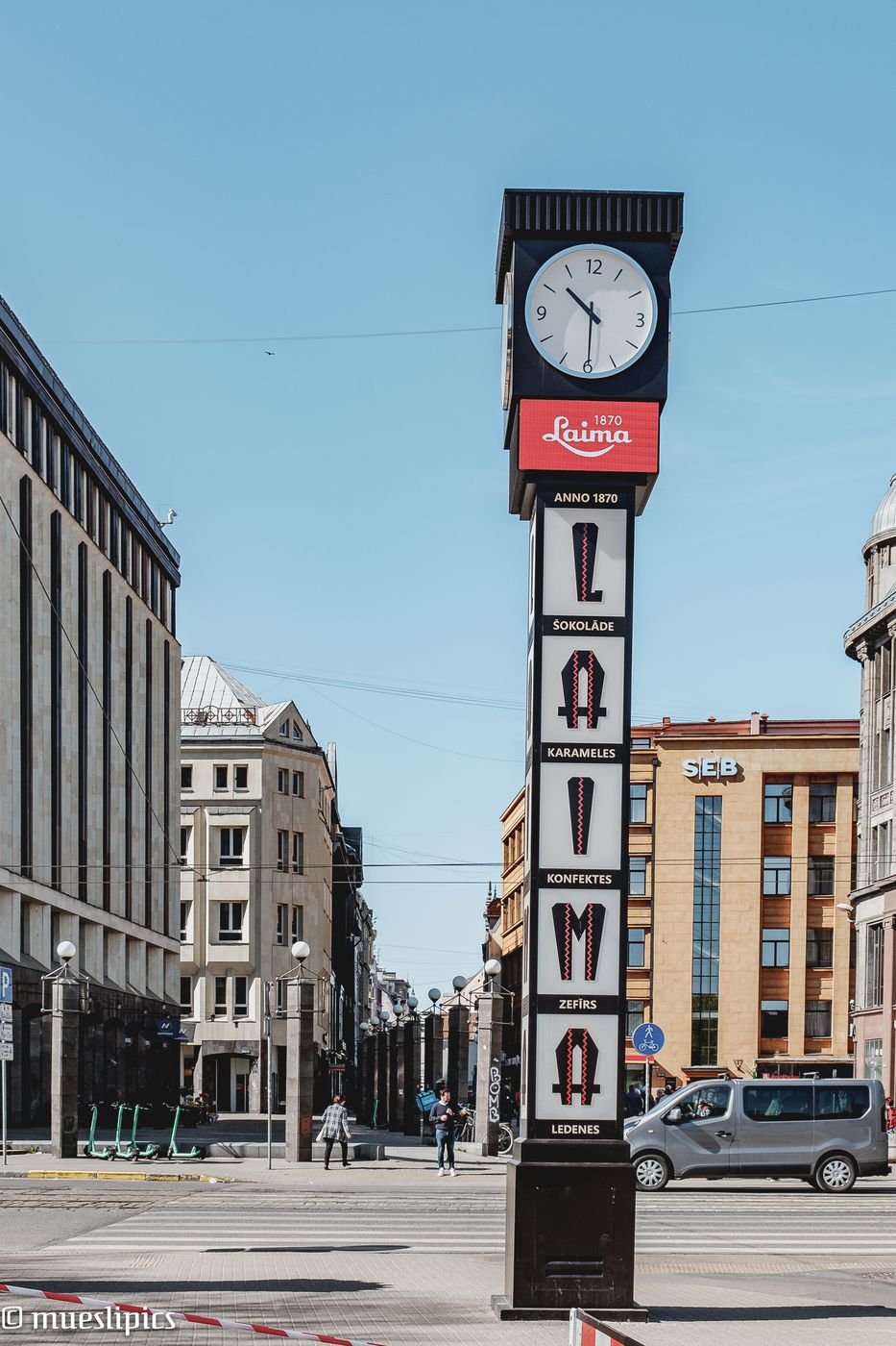 Laima Clock, Latvia