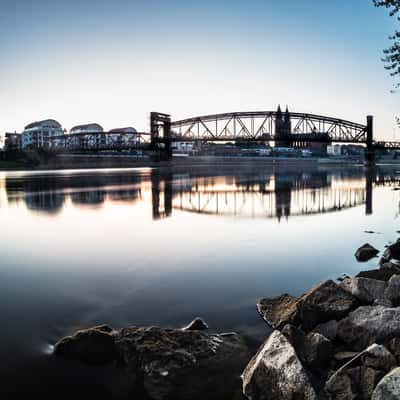 Magdeburg Elbe Panorama, Germany