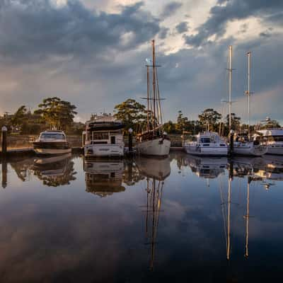 Marina Vicarys Rivulet, Triabunna, Tasmania, Australia