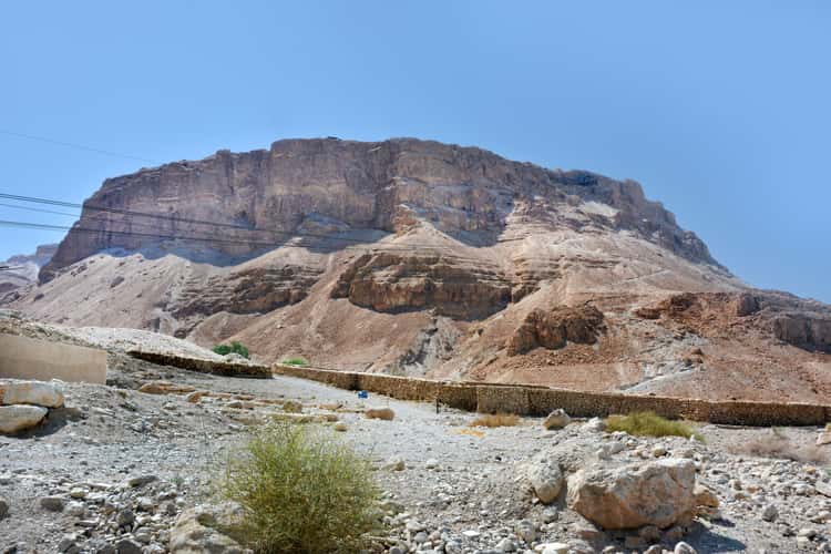 Masada from Tourist Center