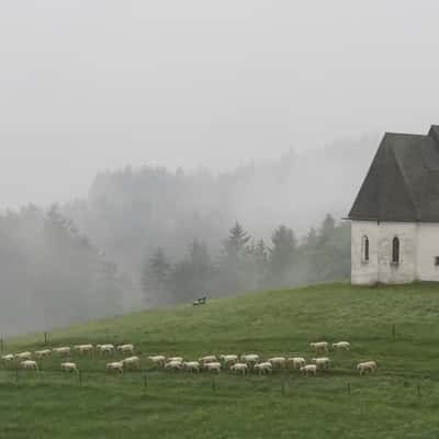 Mystic old church, Austria