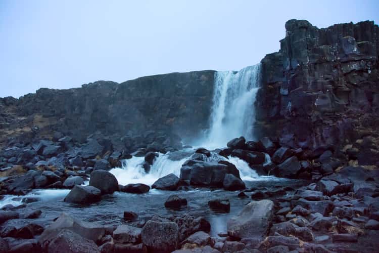 Öxararfoss Waterfall