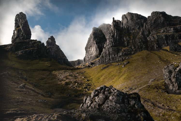 The Cullins seen from the Storr