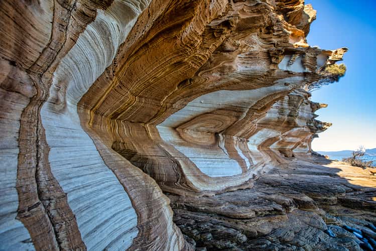 Painted Cliffs Maria Island, Tasmania