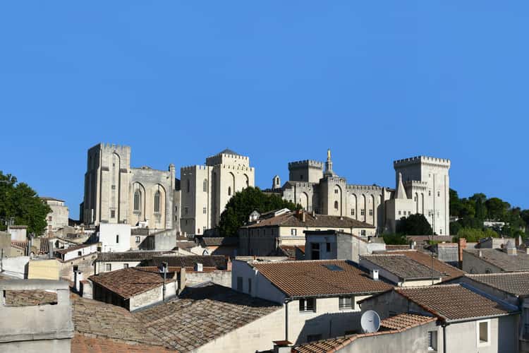 Palais des Papes from Penthouse