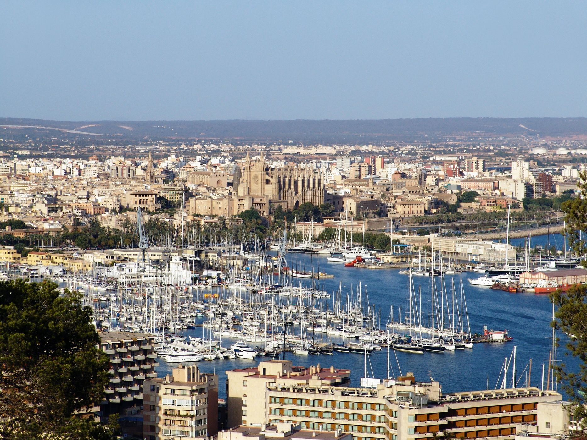 Palma from Castell de Bellver, Spain