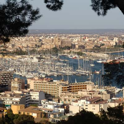 Palma from Castell de Bellver, Spain