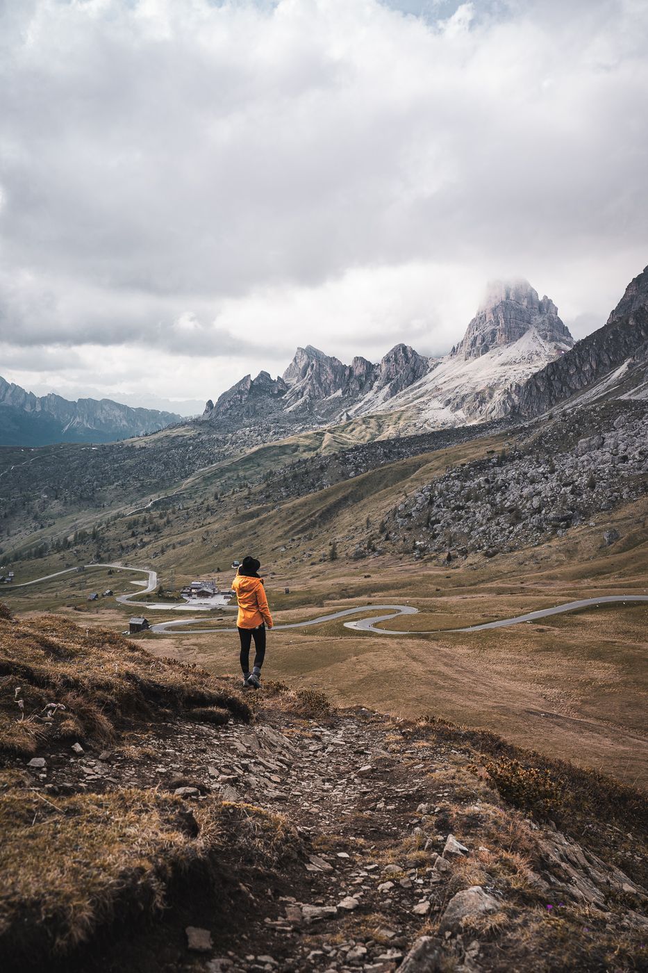 Passo Giau Viewpoint, Dolomites, Italy