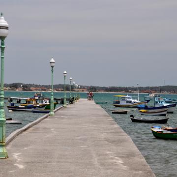 Pier at Manguinhos Beach, Brazil