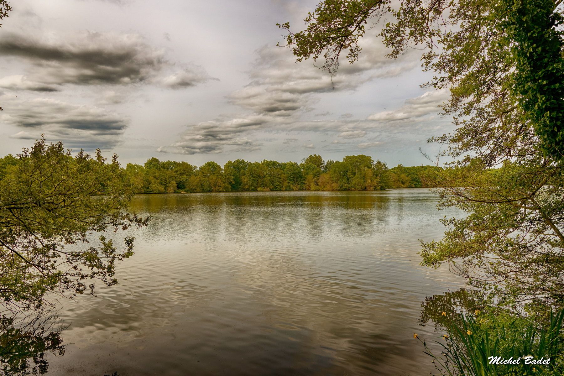 Pond of Bétineuc, France