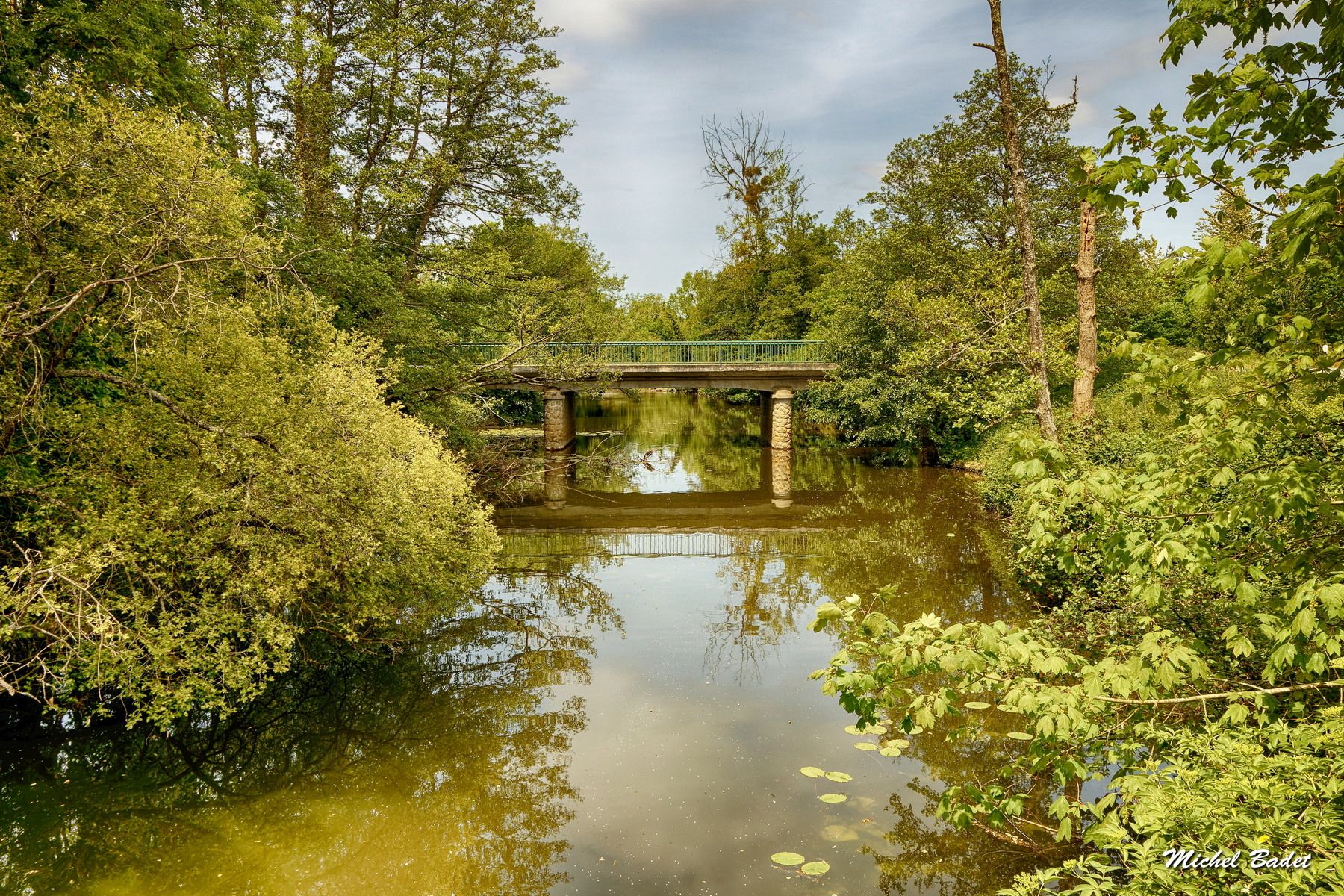 Pond of Bétineuc, France