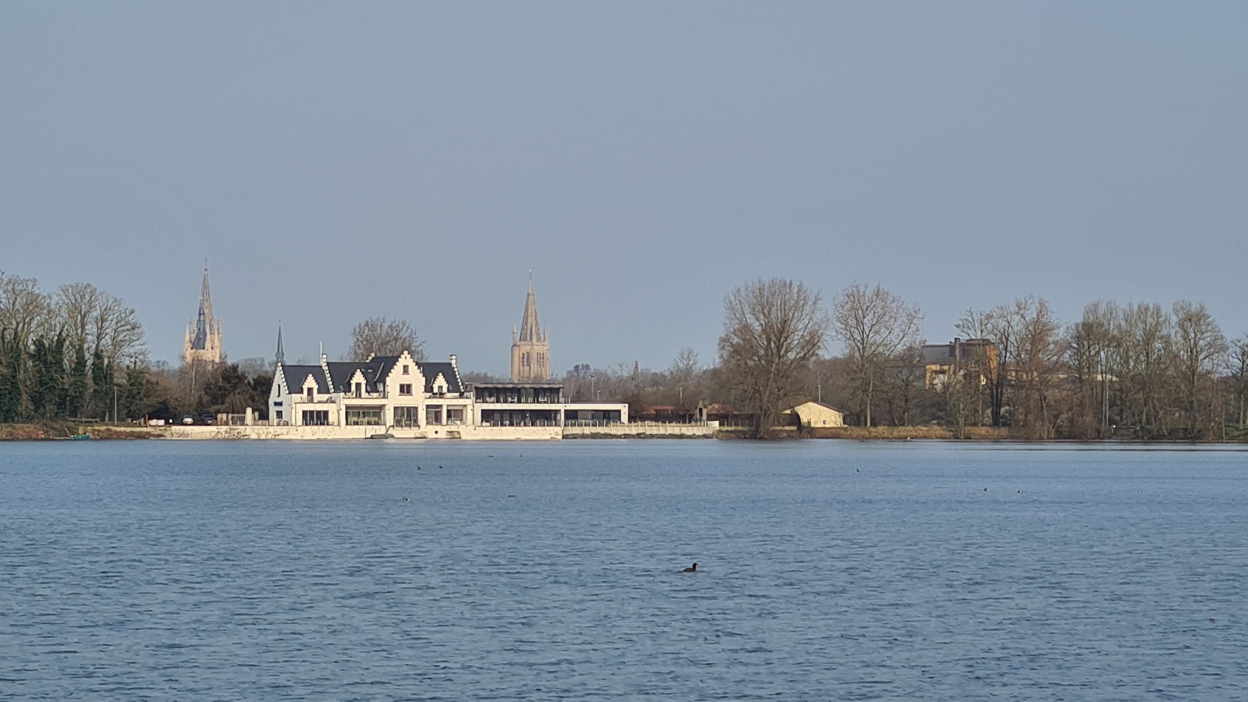 Pondhouse (Vijverhuis); Zillebeke pond Ieper; Zillebeke vijver, Belgium