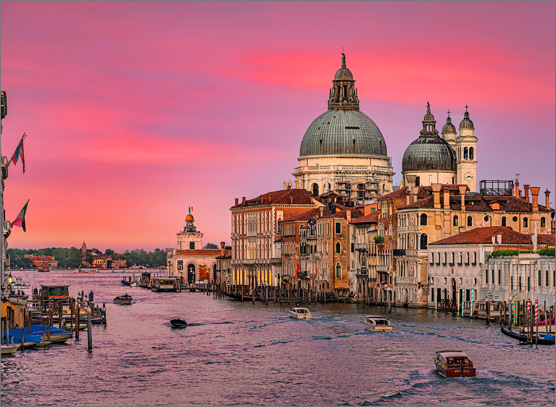 View from Ponte dell'Accademia, Venice, Italy